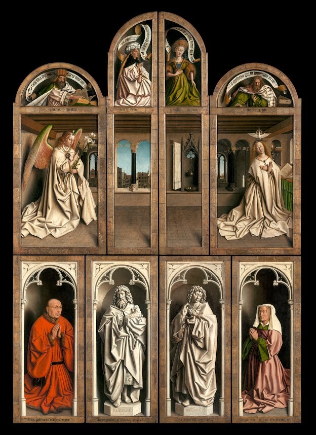 Ghent altarpiece closed