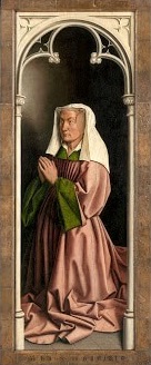 Elisabeth Borluut at the Ghent Altarpiece