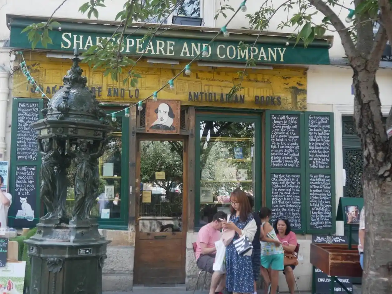 Shakespeare and Company Bookstore in Paris