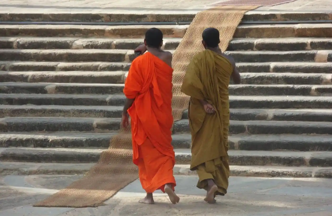 Two Budhist monks