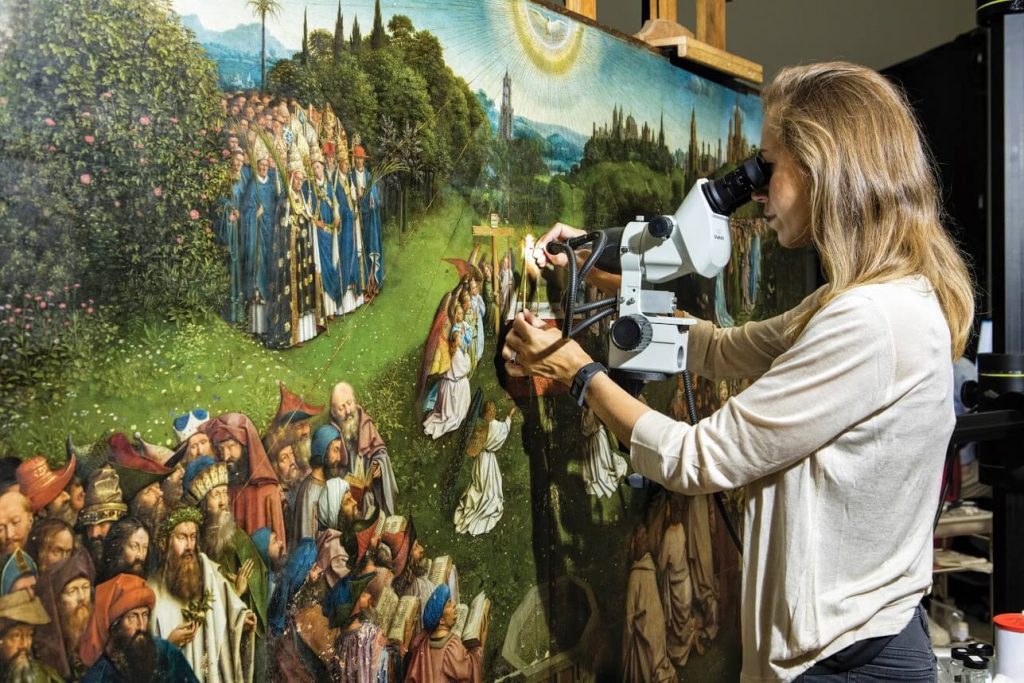 Ghent altarpiece restoration