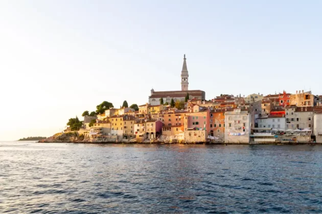 View at the old town of Rovinj