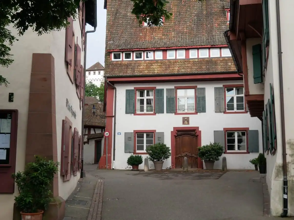 Historical houses in Basel Switzerland