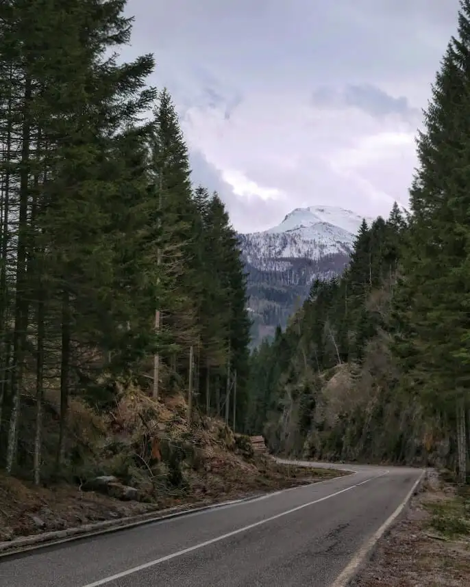 North Italy roads scenery