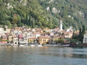 View on Varenna from the lake