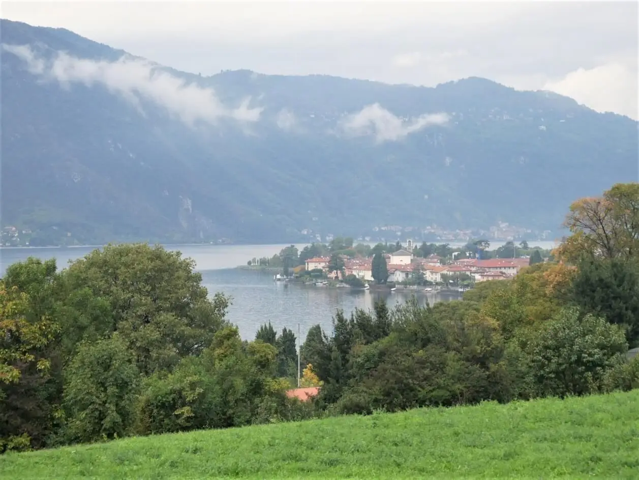 View on Mandello del Lario at Lake Como