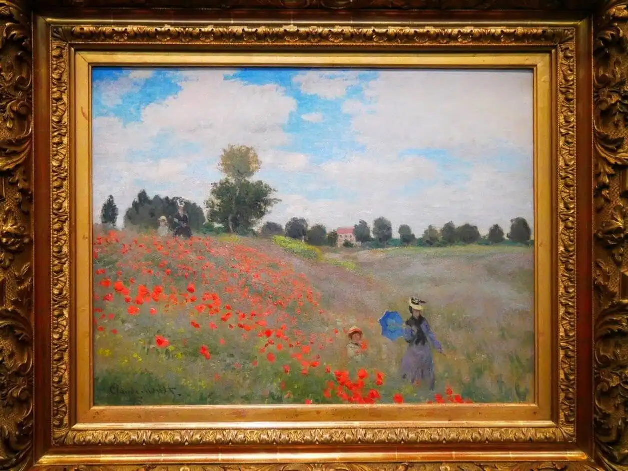 Claude Monet painting from Orsay Museum in Paris