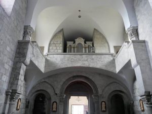 Interior of the church in Bina Slovakia