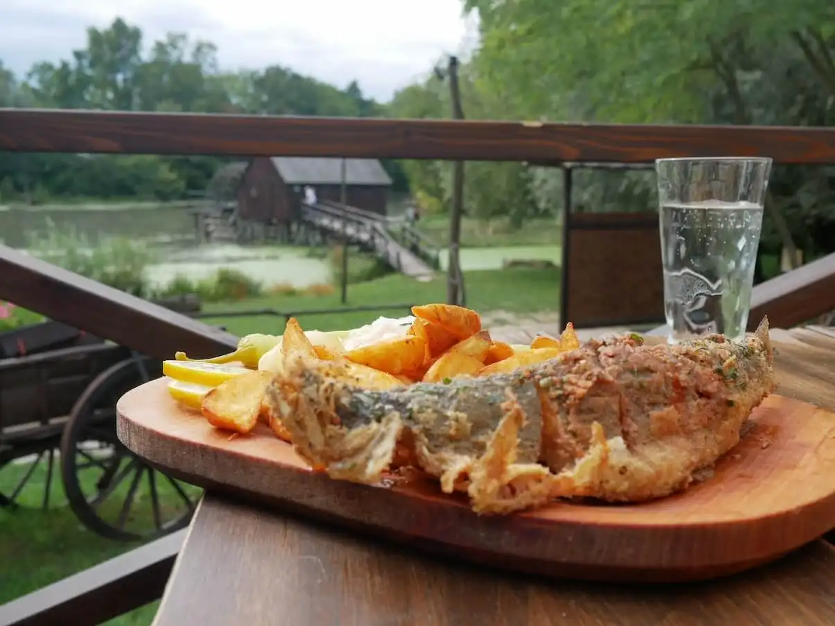 Restaurant and a water mill at Tomasikovo in Slovakia