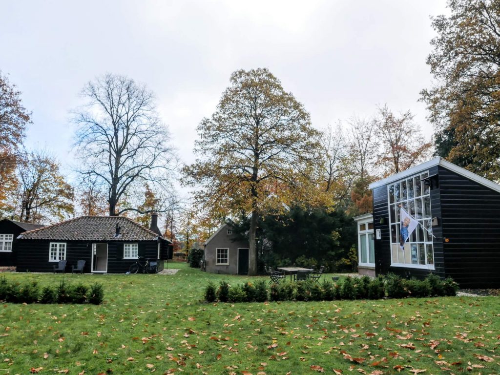 Artists huts close to Laren in Amsterdam area