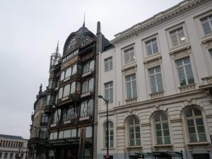 Musical instruments museum in Brussels building