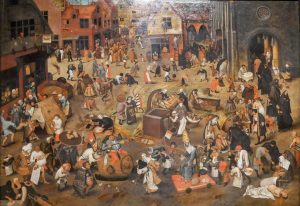 Pieter Bruegel painting from the Royal Museum of Fine Arts of Belgium in Brussels 1