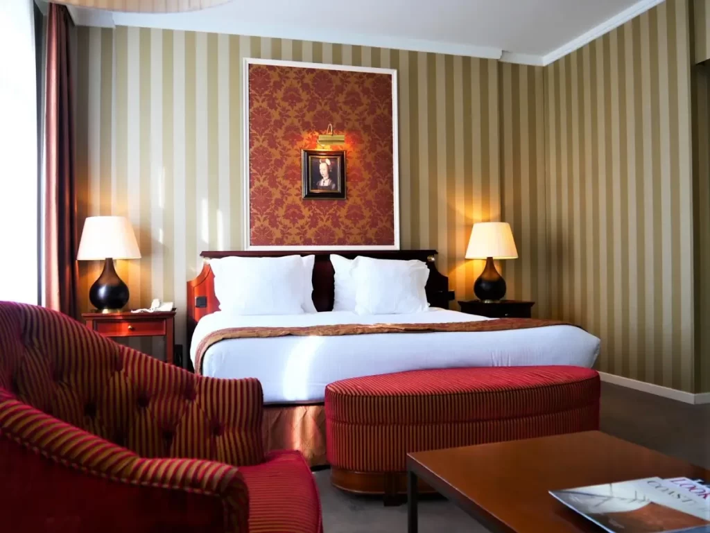 Room in a Duke's Palace Hotel i Bruges