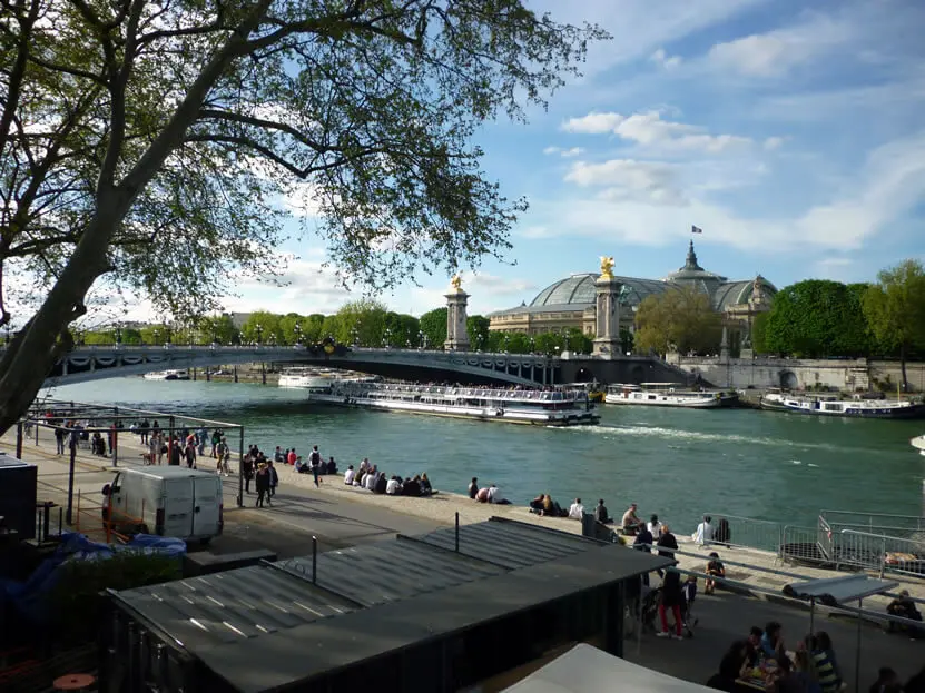 View on Seine in Paris