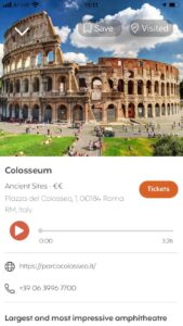 Urbs travel app colosseum