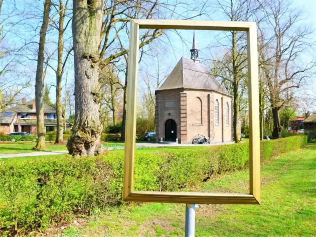 View on the church where Van Gogh's father worked