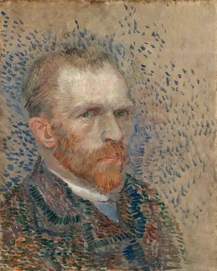 Van Gogh self portrait from the Van Gogh Museum in Amsterdam