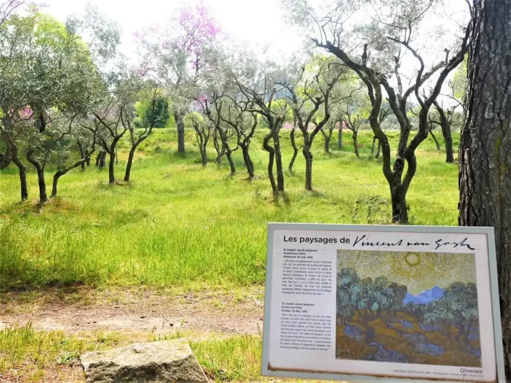 One of the Van Gogh signs in Saint Remy de Provence