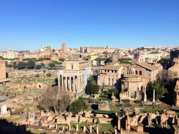 View on the Roman Forum