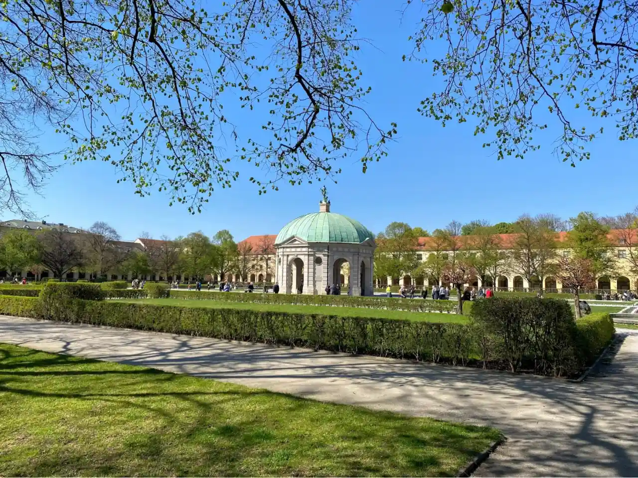 Munich Residentz garden