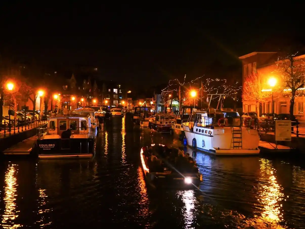 Water taxi in Mechelen