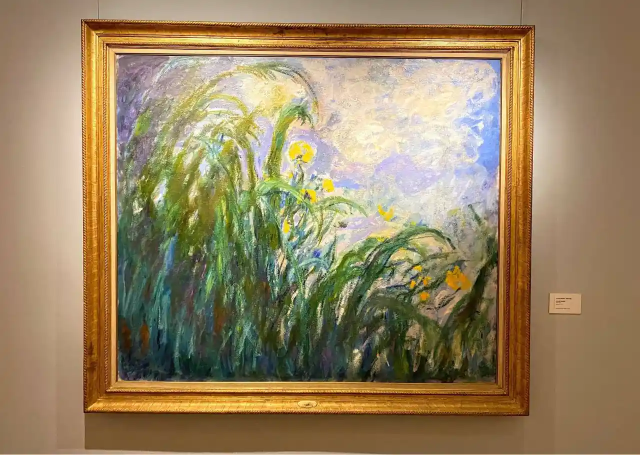 Claude Monet painting at Musee Marmottan Monet in Paris