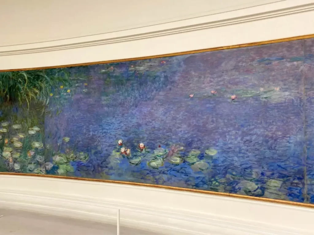 Monet Water Lilies at Orangerie Museum in Paris