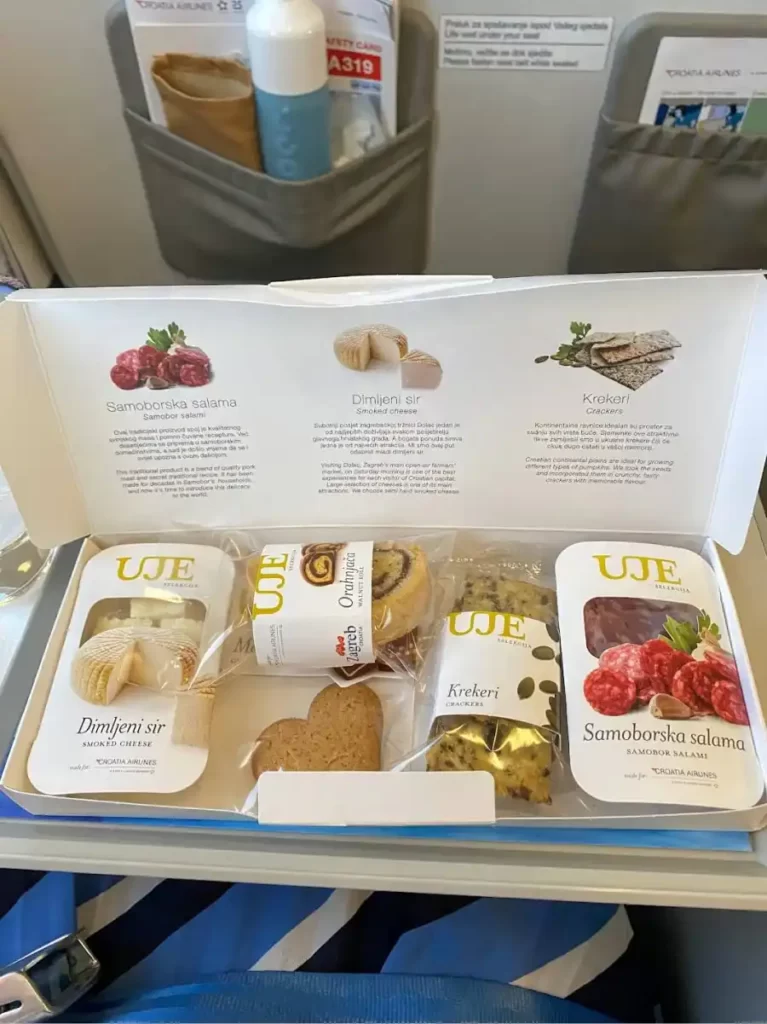 Croatia Airlines business class