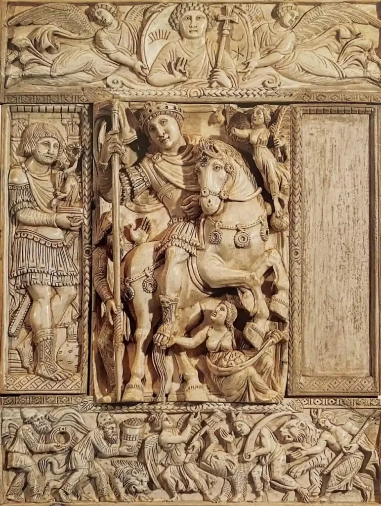 Barberini ivory at the Louvre museum