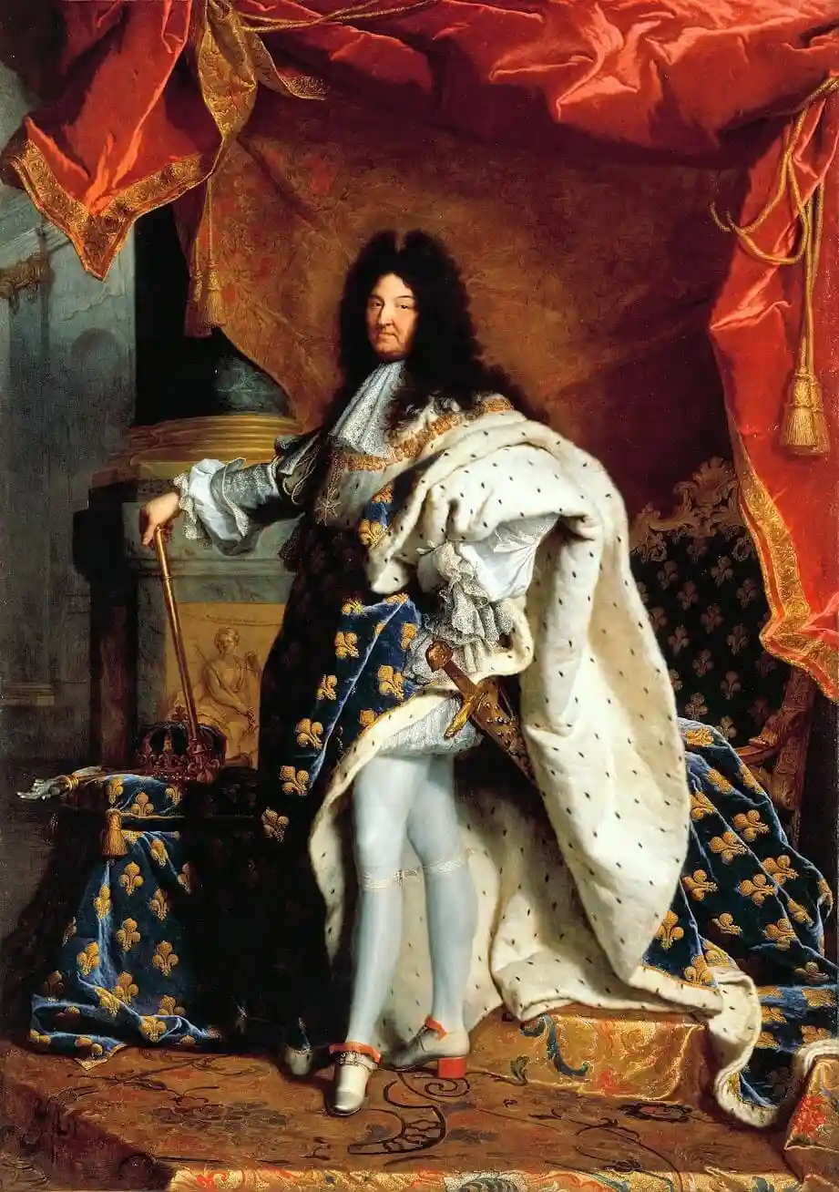 Louis XIV portrait from the Louvre Museum