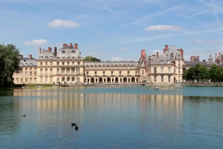 Fontainebleau palace in France
