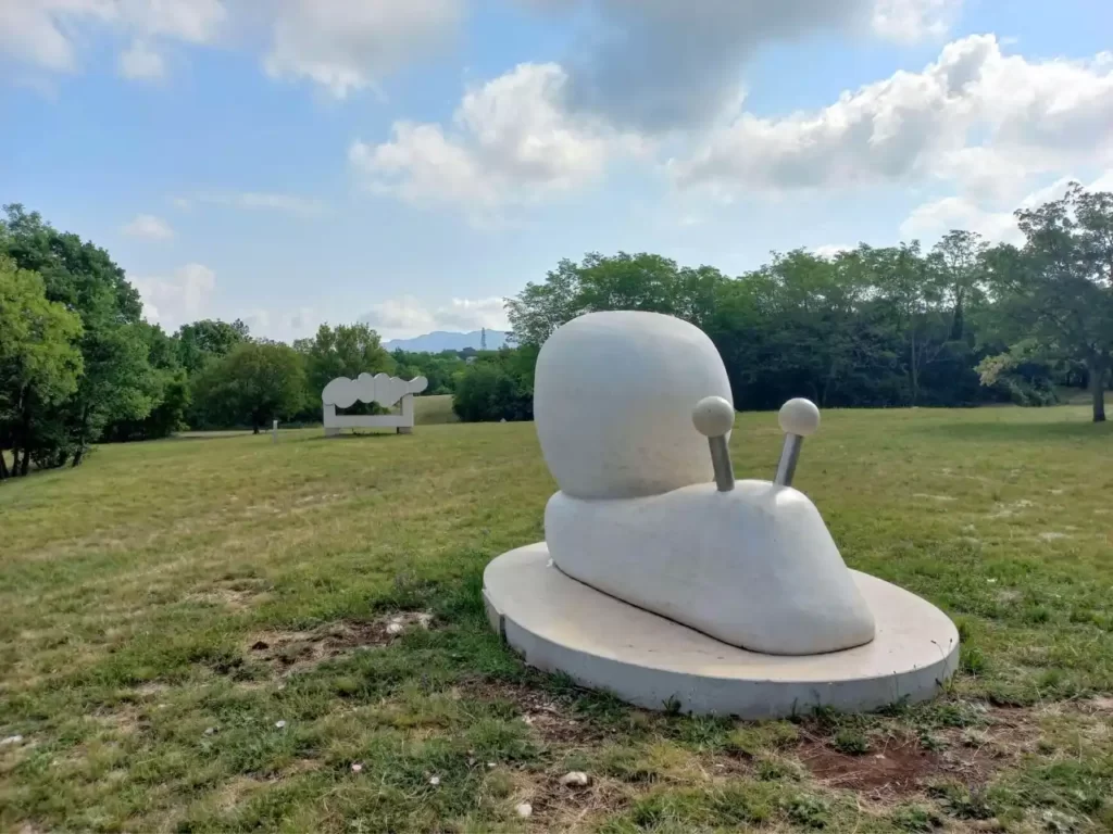 Dubrova Sculpture Park near Labin in Istria