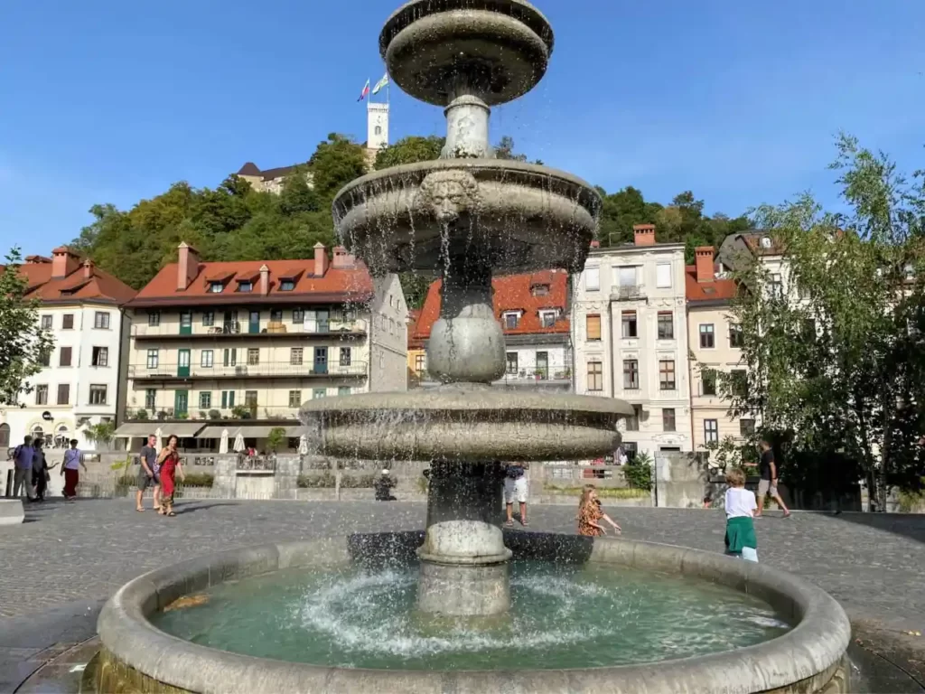 Fountain in Ljubljana