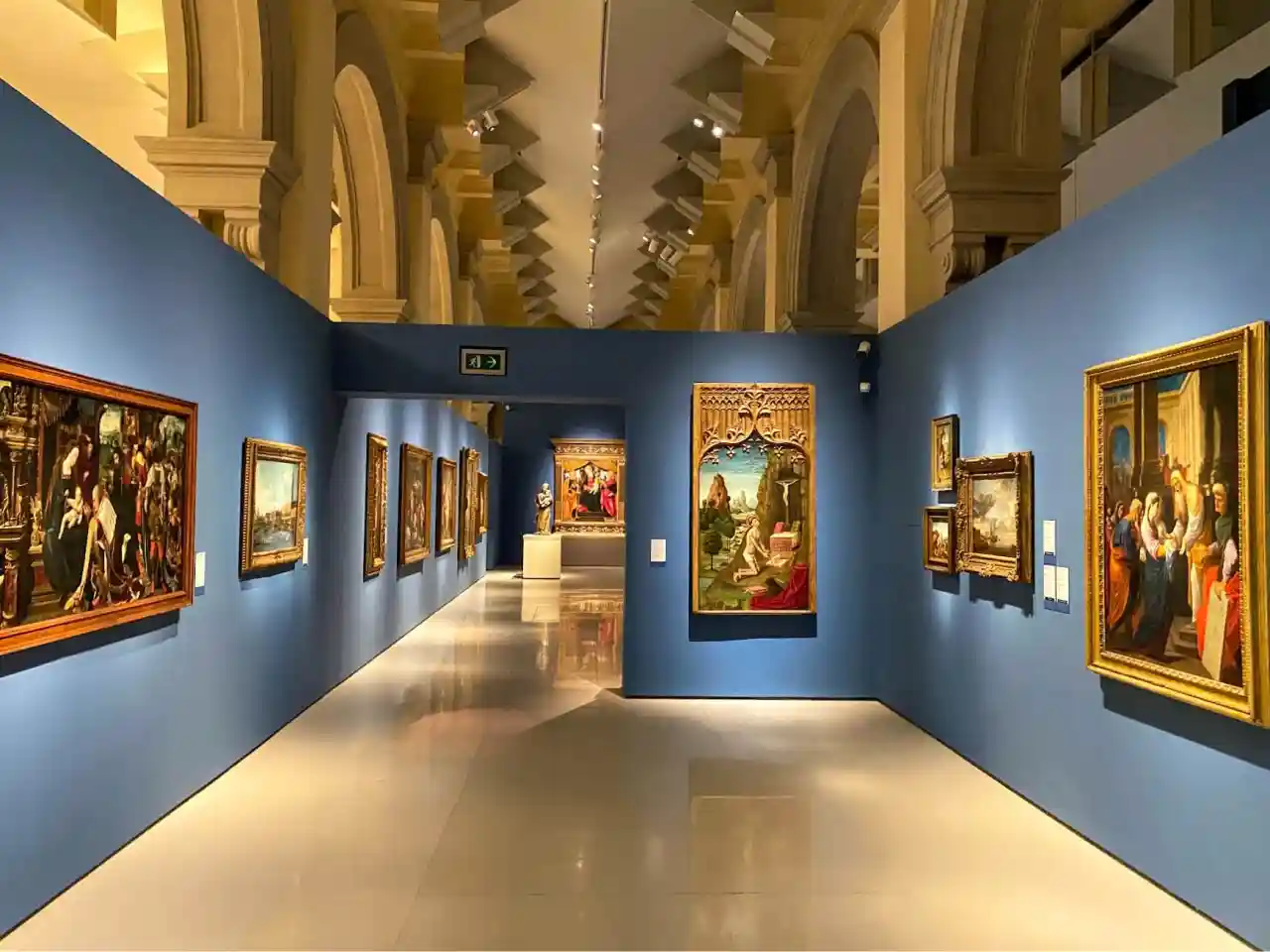 Renaissance art collection at Museu Nacional d'Art de Catalunya