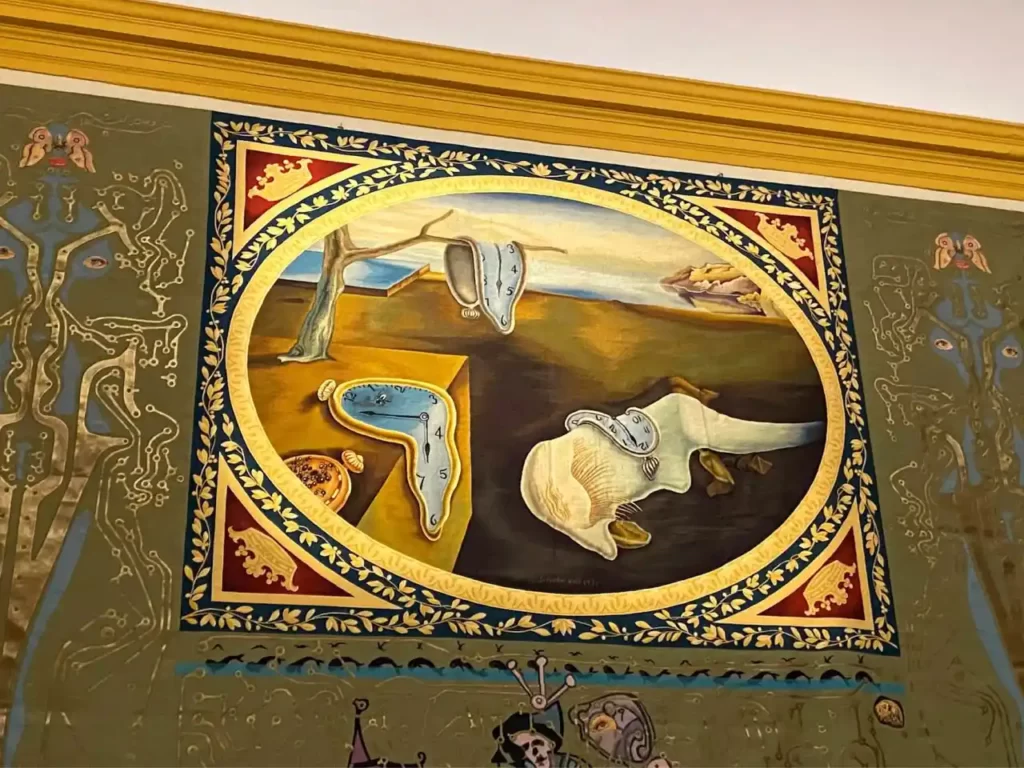 Salvador Dali painting in Spain