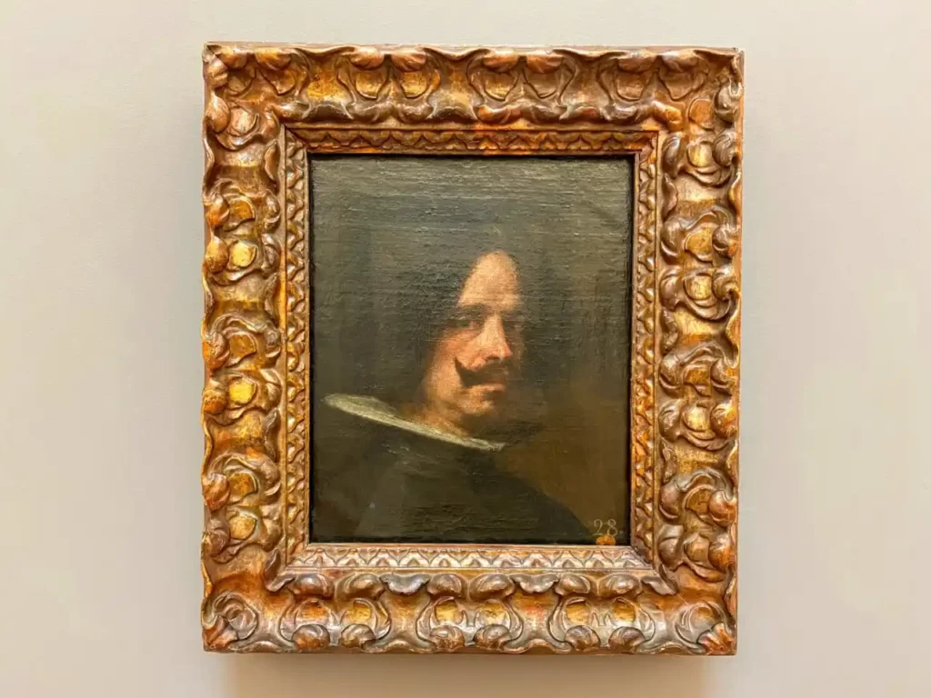 Diego Velazquez self portrait at the Museum of Fine Arts in valencia