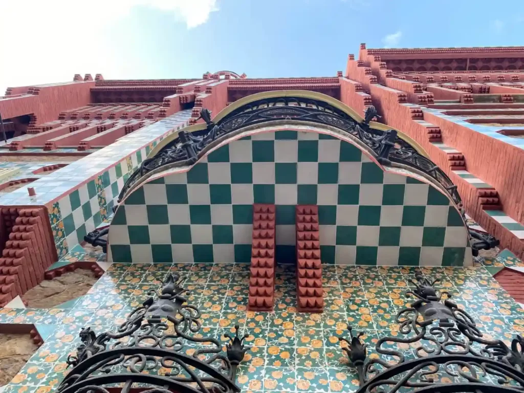 Tiles details on Casa Vicens in Barcelona