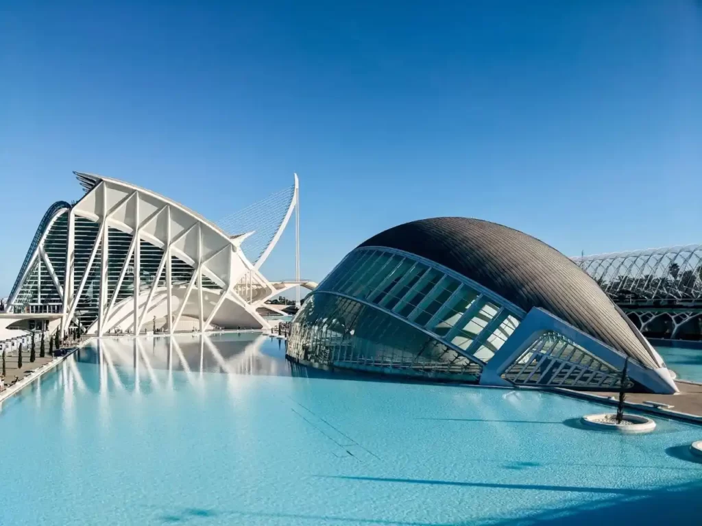 The city of Arts and science in Valencia