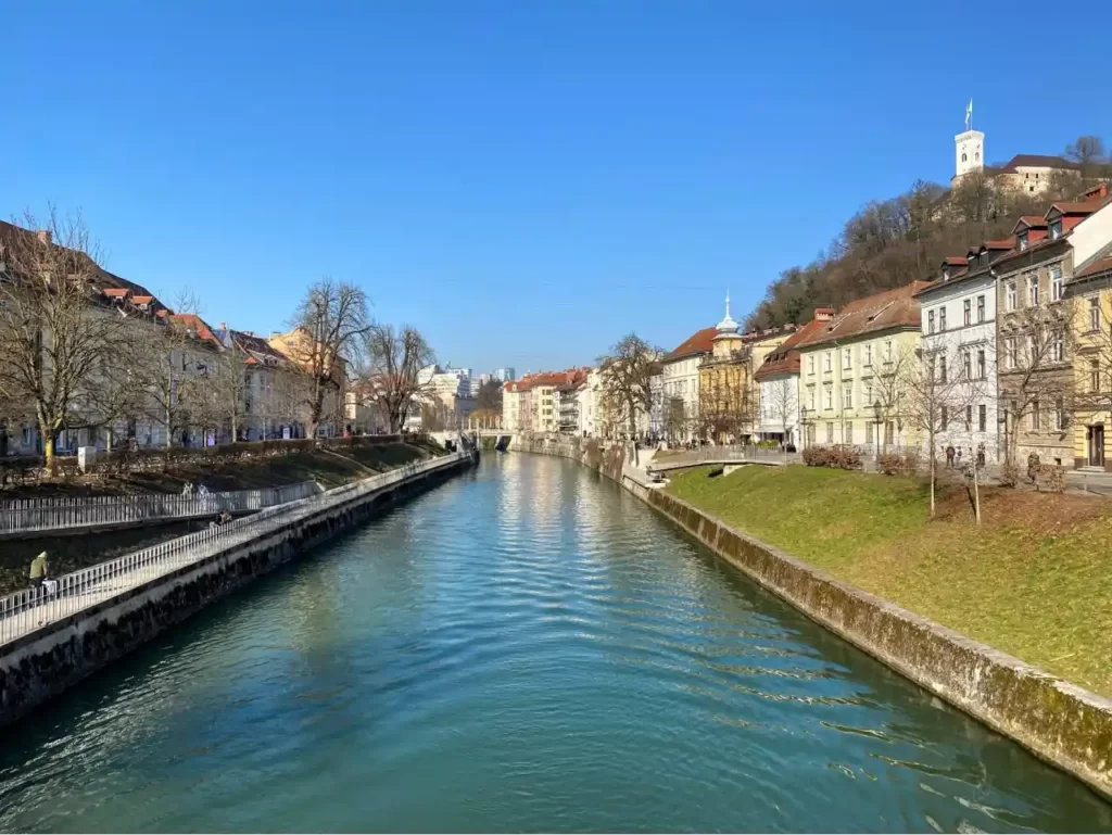 Ljubljanica River in Ljubljana