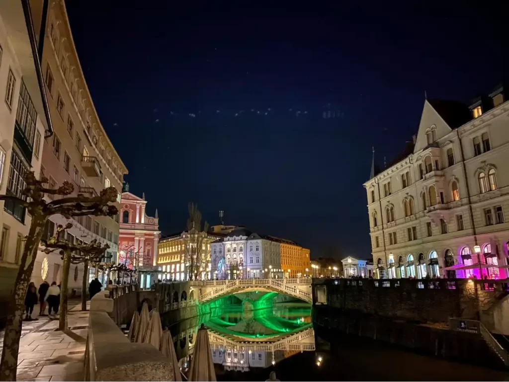 Ljubljana in night