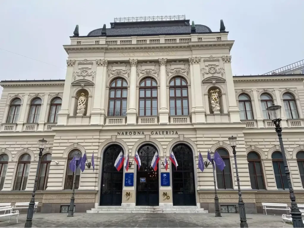 The National Gallery of Slovenia in Ljubljana