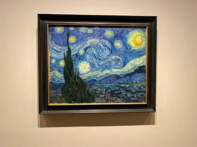 Vincent van Gogh's the Starry Night at MoMA in NYC