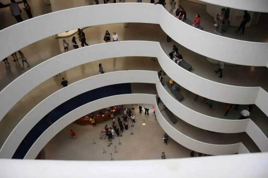 Guggenheim museum in NYC interior