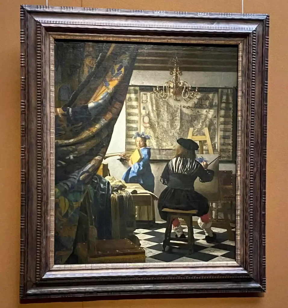 Johannes Vermeer The Art of Painting at the Kunsthistorisches Museum in Vienna