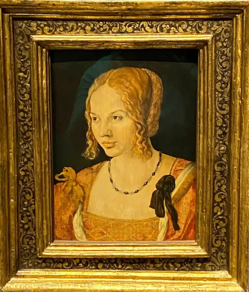 Albrecht Durer Portrait of a Venetian Lady at Kunsthistorisches Museum in Vienna