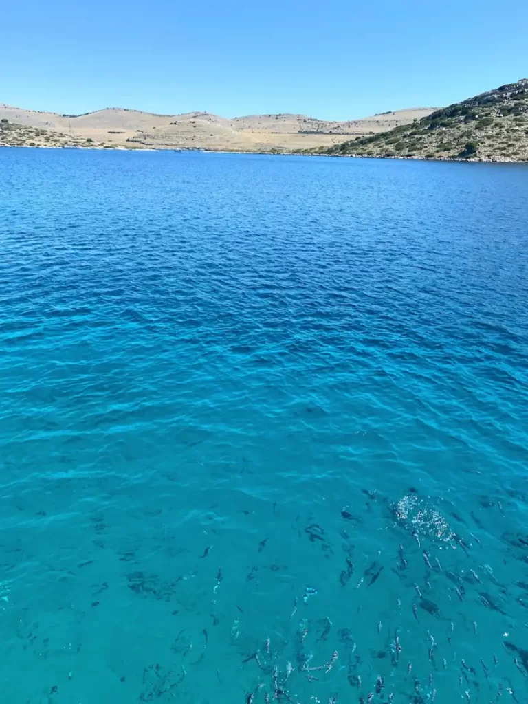 Clear transparent sea at Kornati national park
