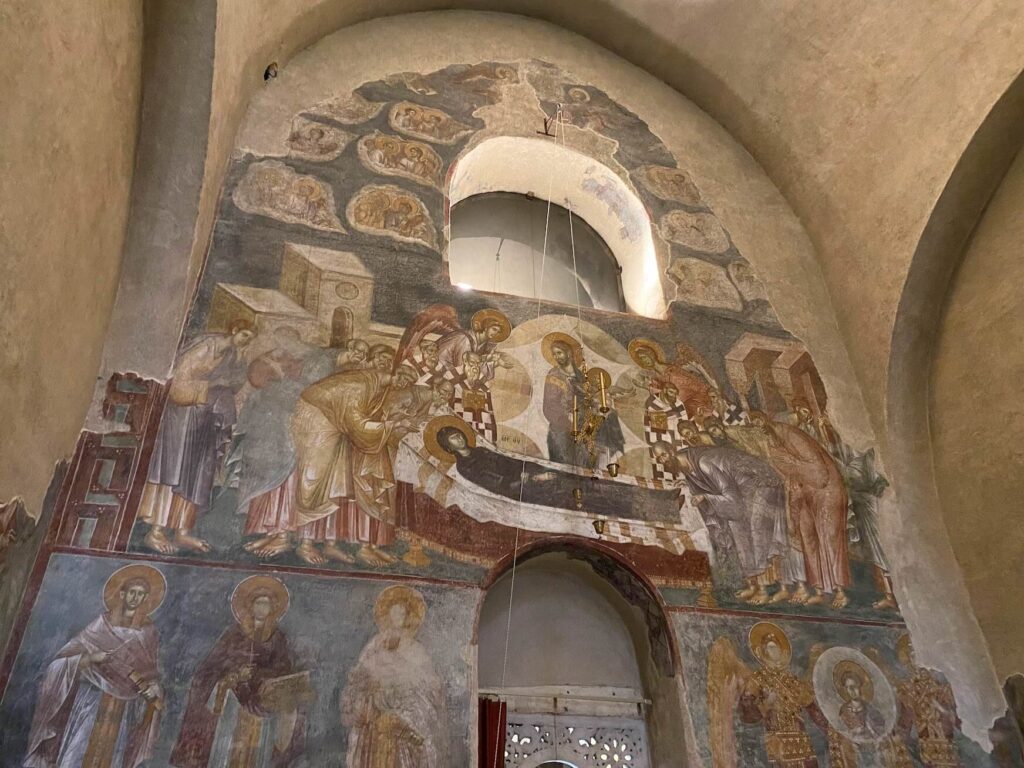 Frescoes in Žiča Monastery in Serbia