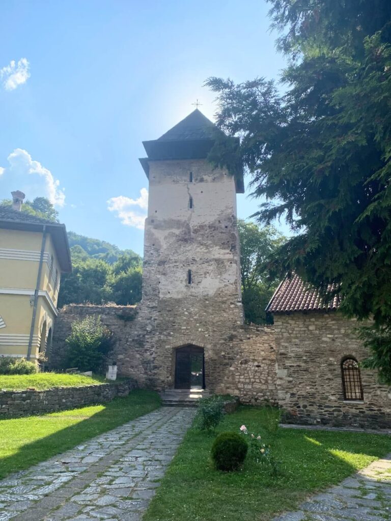 Studenica Monastery entrance tower