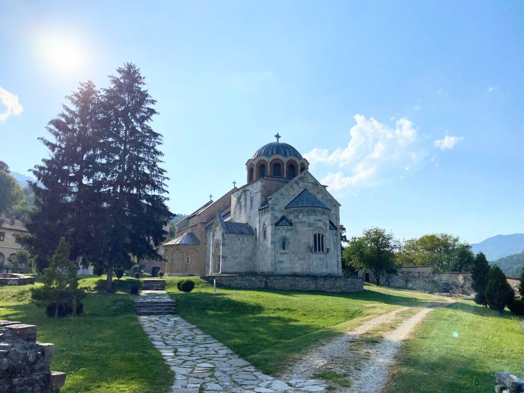 Studenica Monastery on the TRANSROMANICA route in Serbia