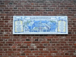 Hofjes in Witte Herenstraat in Haarlem